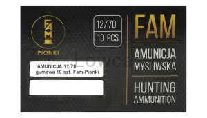 FAM PIONKI 12/70 GUMA POCISK
