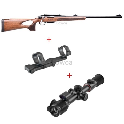 ZESTAW : Sztucer ATA Thumbhole + Montaż + Termowizor Bolt L35R