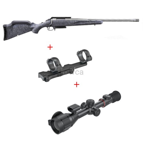 ZESTAW : Sztucer Ruger American + Montaż + Termowizor Bolt H50R