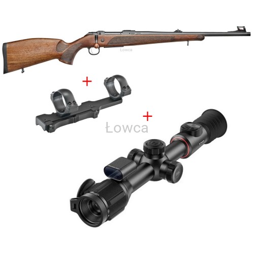 ZESTAW : Sztucer CZ600 LUX + Montaż + Noktowizor HikMicro 4k
