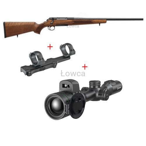 ZESTAW : Sztucer Titan Standard + Montaż + Noktowizor HikMicro Alpex  Lite