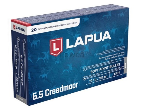 amu.m LAPUA 6,5 Creedmoor MEGA 10,1g